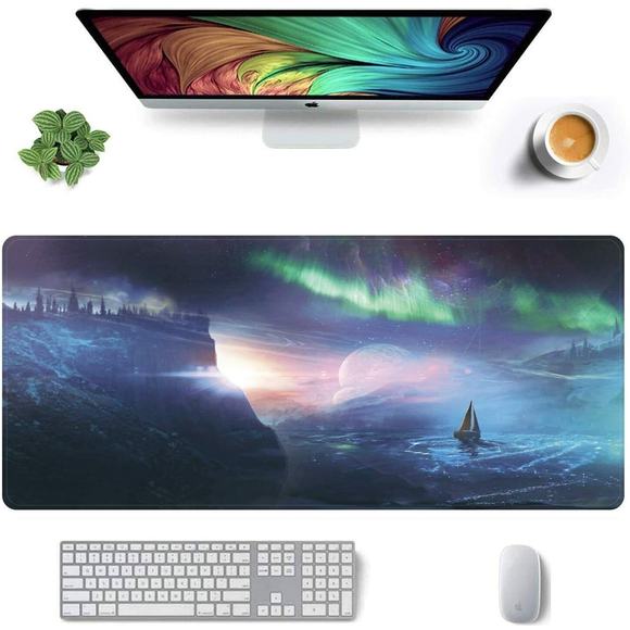 Large Gaming Mouse Pad Desk Mat, XL 31.5"X11.8" Long Extended Full Non-Slip - Picture 2 of 11